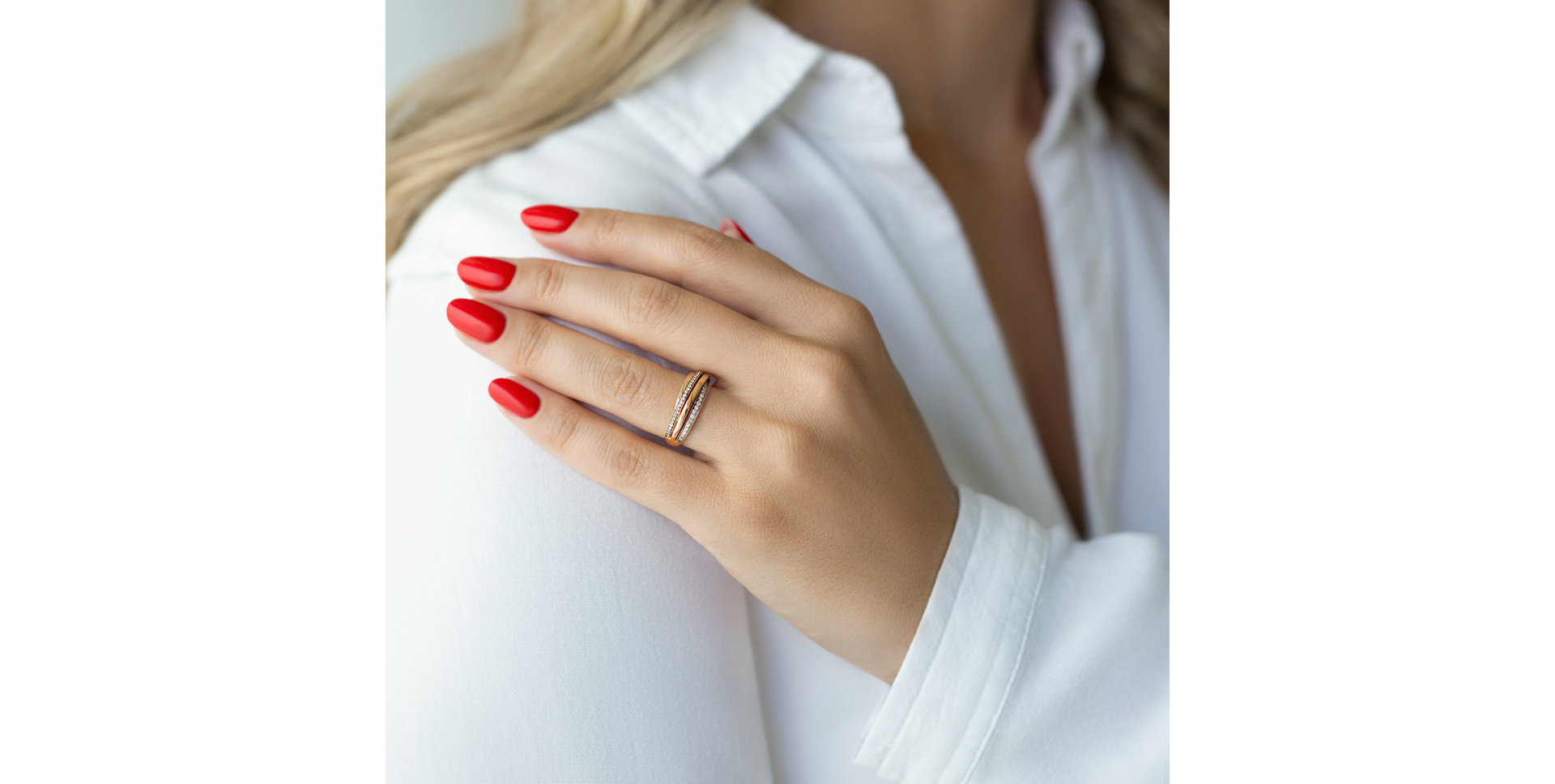 Ring with brown diamonds Dawn Passion