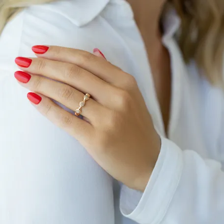 Ring with brown diamonds Vesper Passion