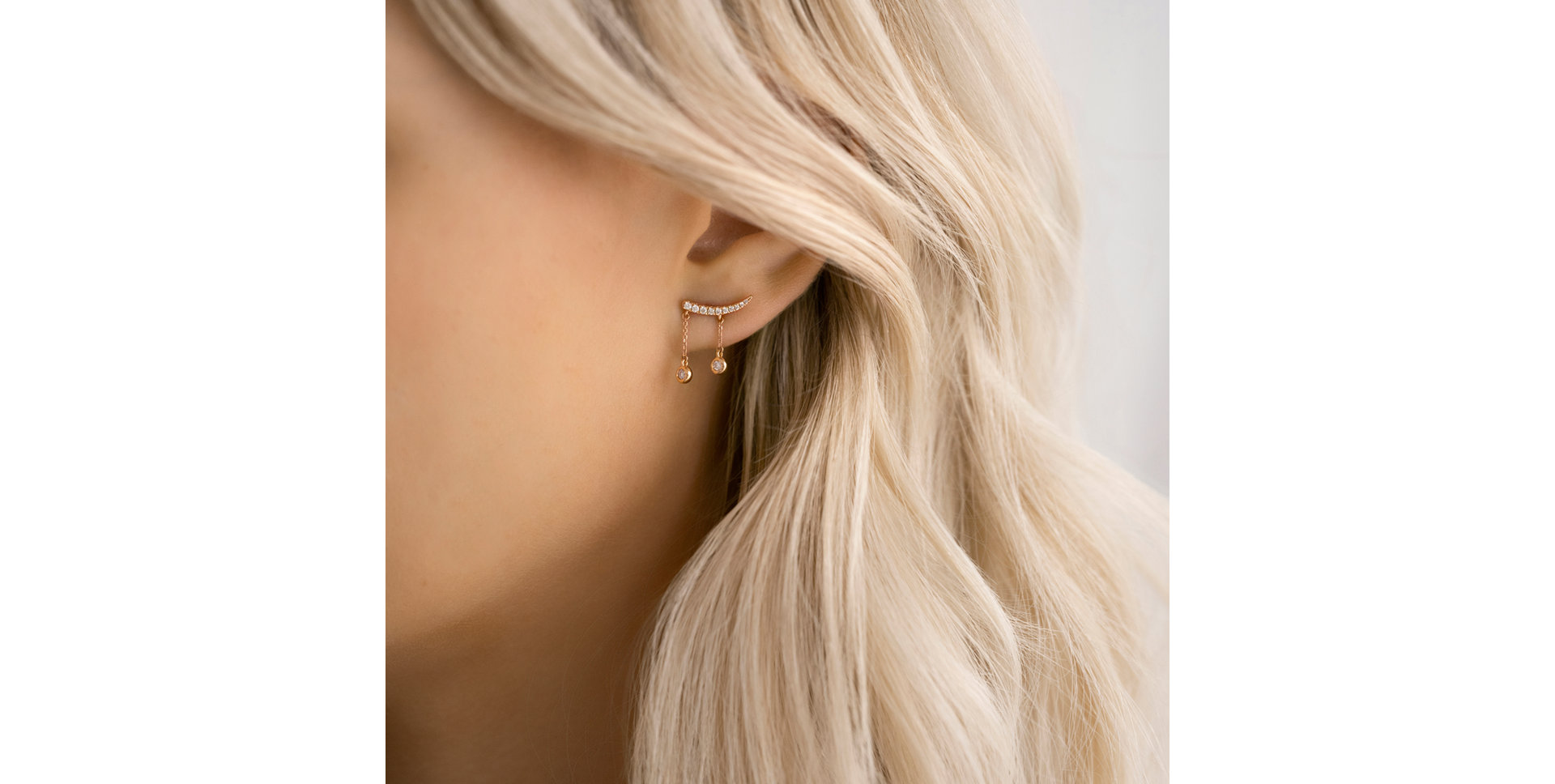 Diamond earrings Onellos