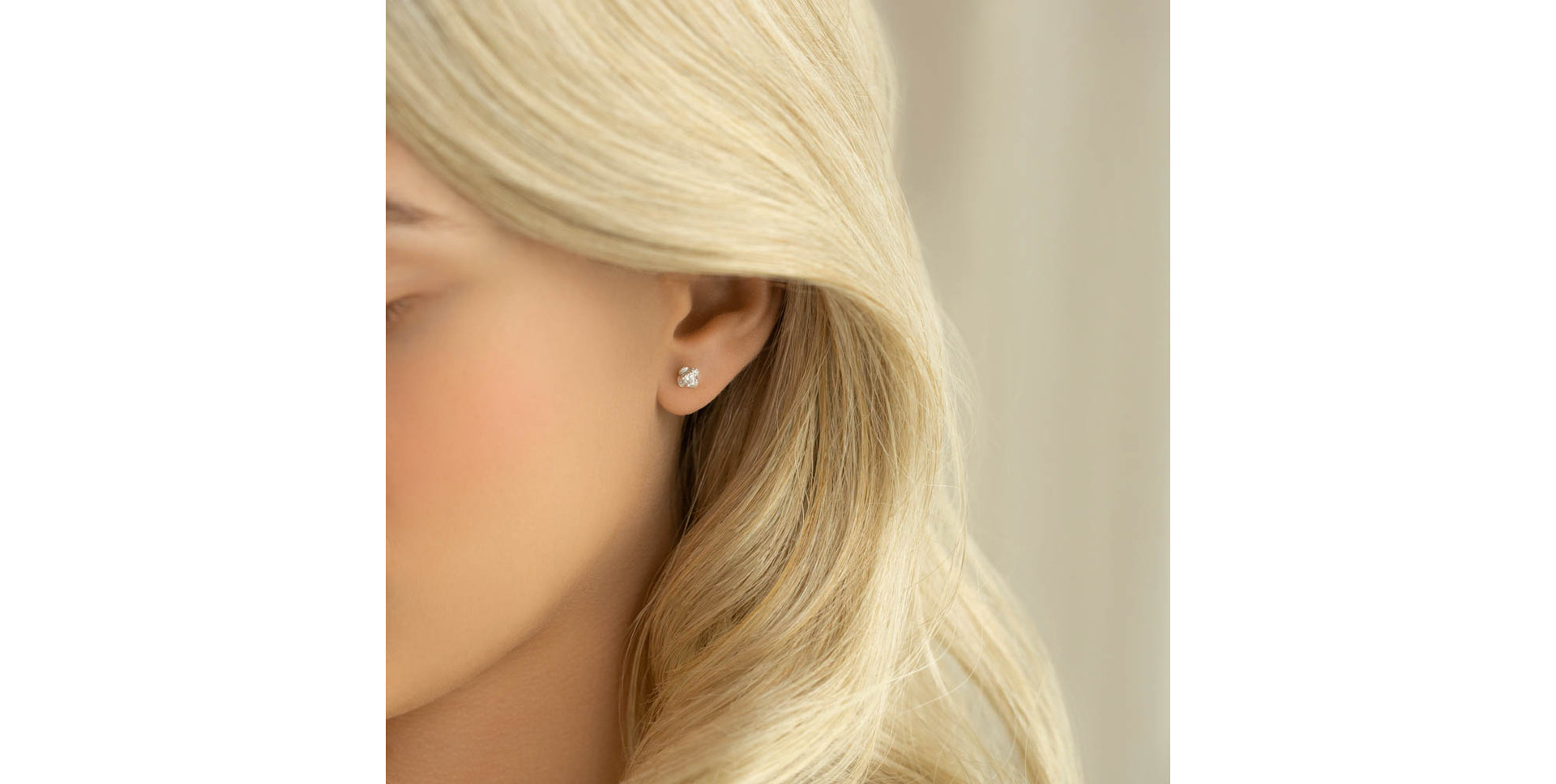 Diamond earrings Brilliant Petals