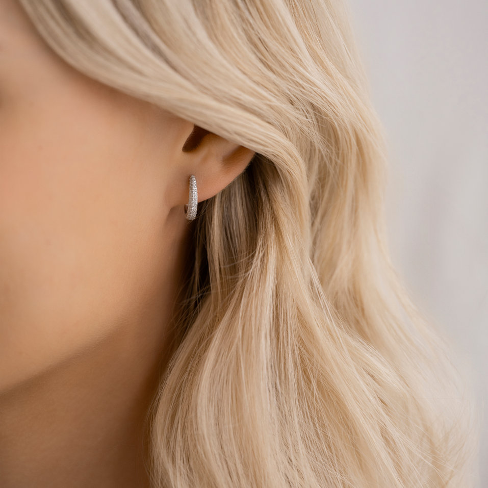 Diamond earrings Space Passion