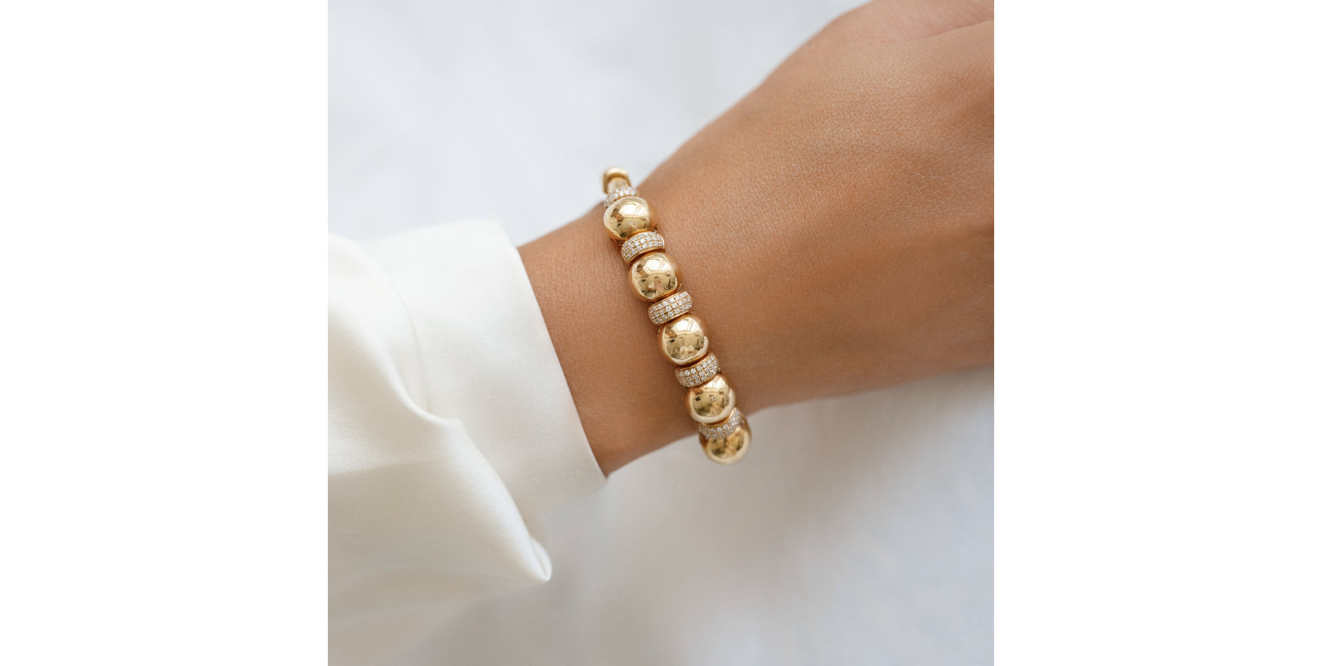 Bracelet with diamonds Magic Infinity