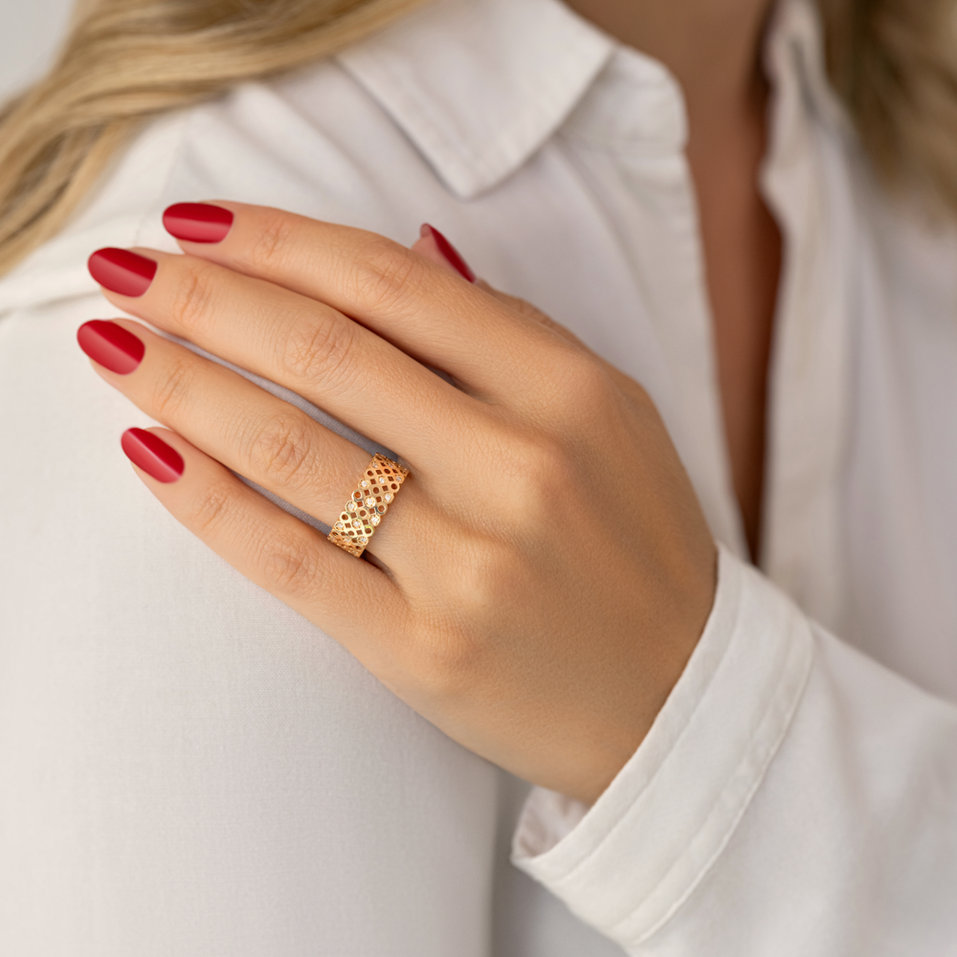 Diamond ring Sunny Mosaic