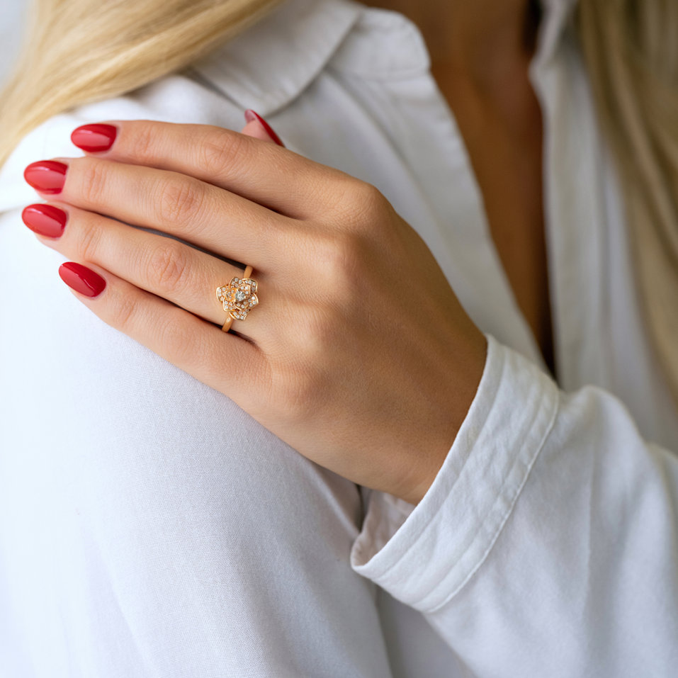 Diamond ring Witching Flower