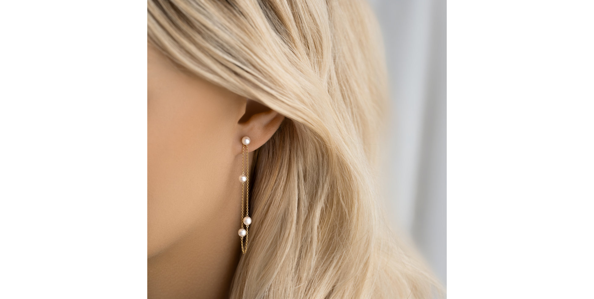 Earrings with Pearl Pearly Godess