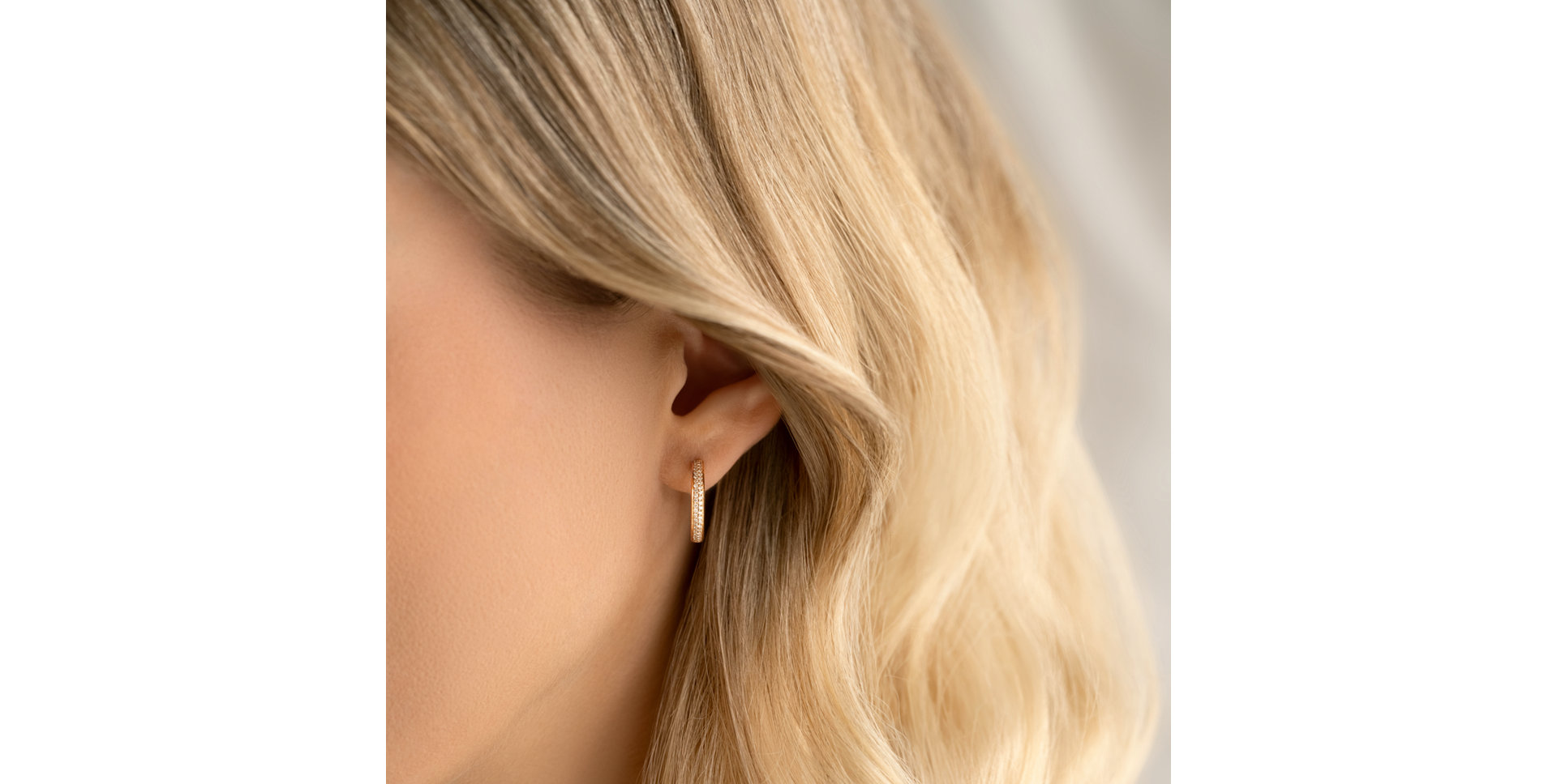 Diamond earrings Electric Ember