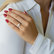 Diamond ring Folded Floral3