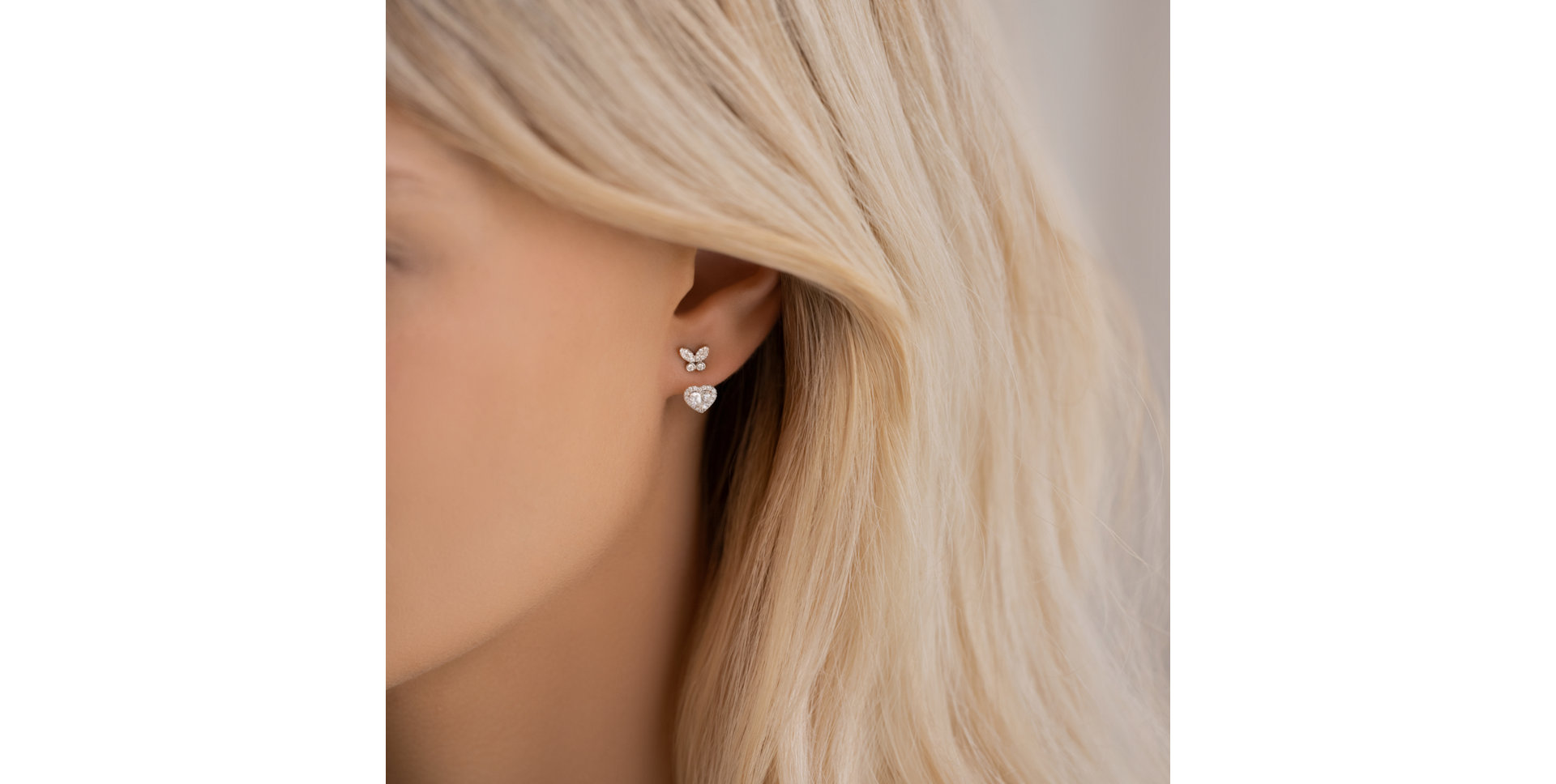 Diamond earrings Majestic Infinity