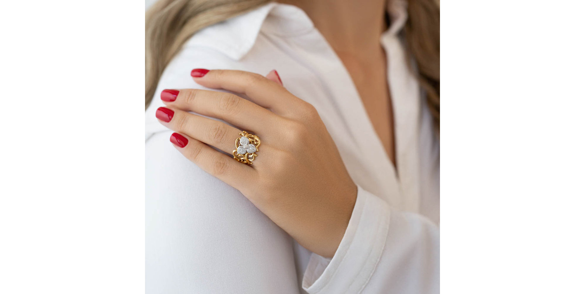 Diamond ring Citrus Yellow