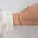 Diamond bracelet with gemstone Pégase3