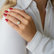 Diamond rings with Amethyst and Mother of Pearl Wasat3