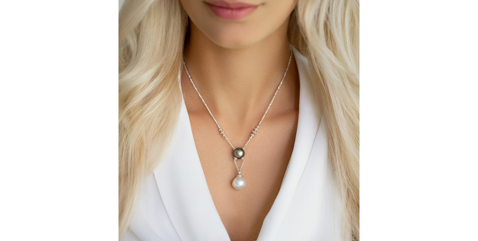 Necklace with Pearl Mindful Sea
