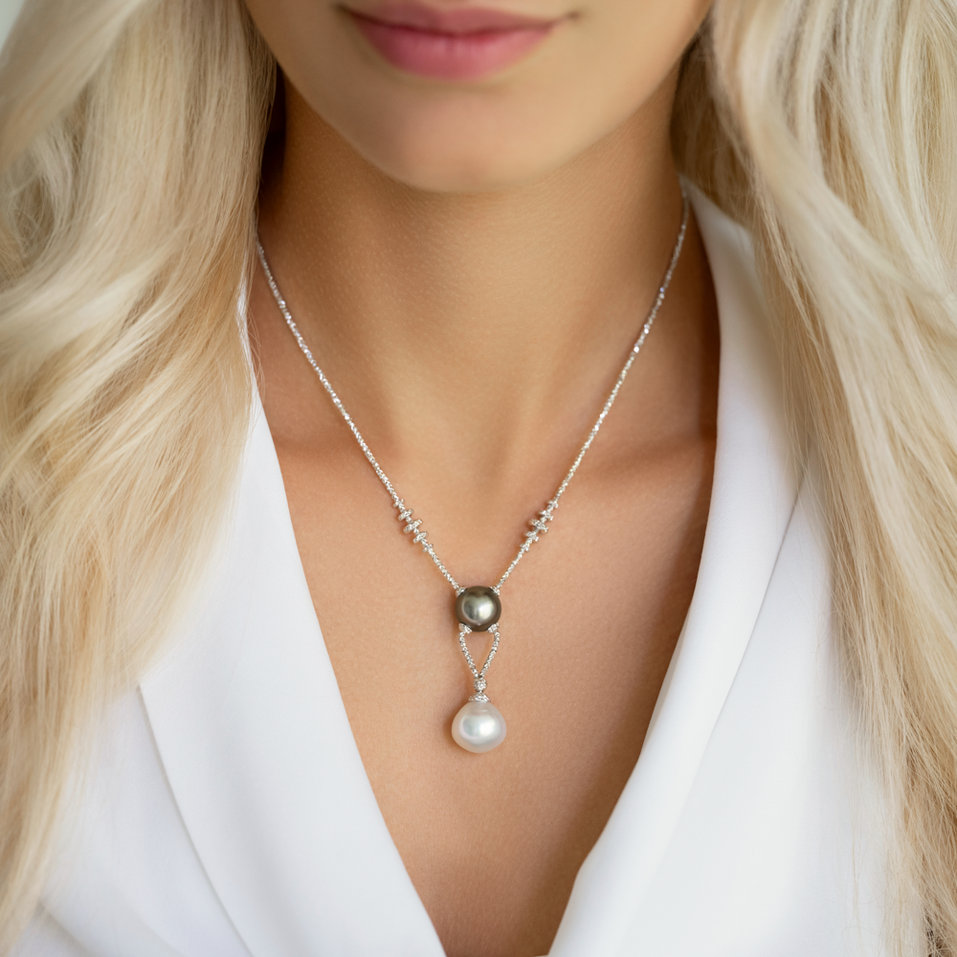 Necklace with Pearl Mindful Sea