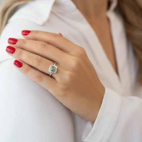 Ring with Rose Quartz Mistress Temptation