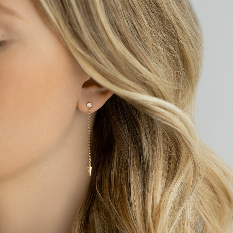 Diamond earrings Devotion of Gravity