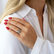 Ring with black and white diamonds Heavy Grey3