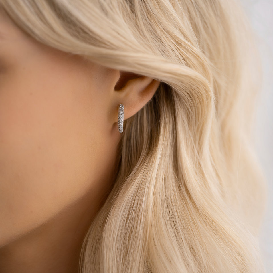 Diamond earrings Majestic Elegance