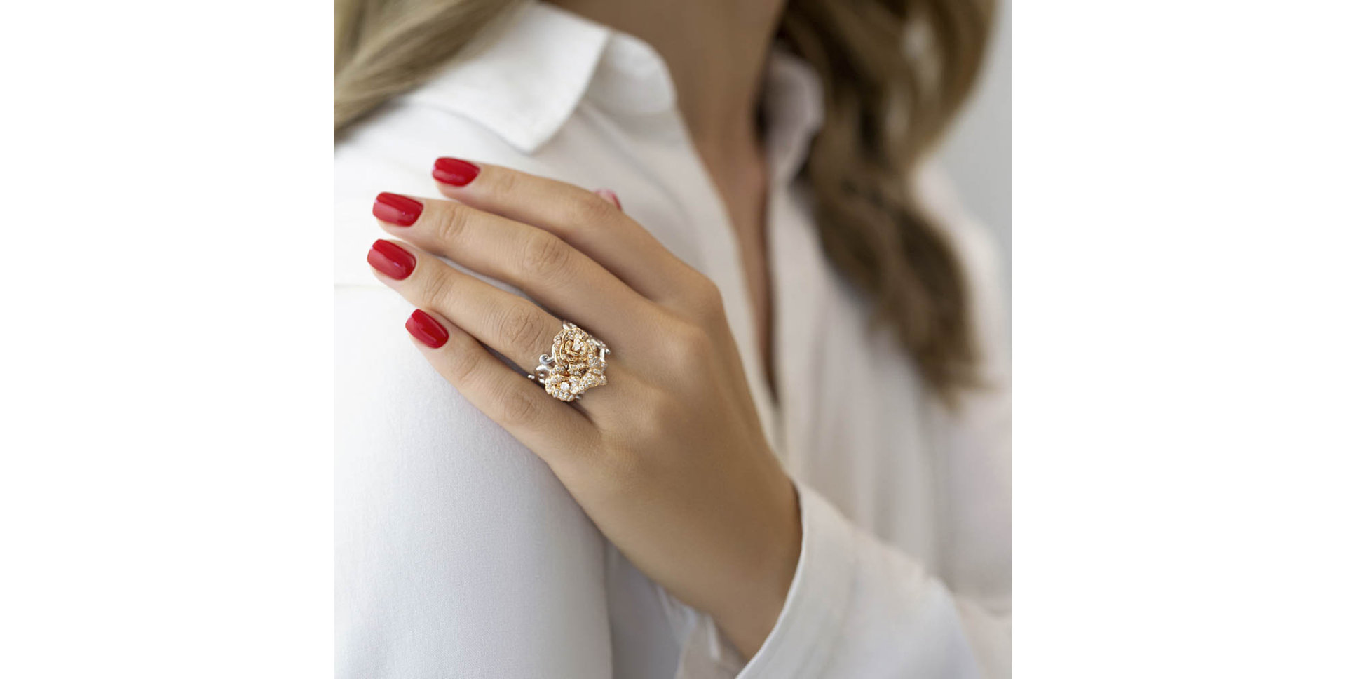 Diamond ring Colossal Flower