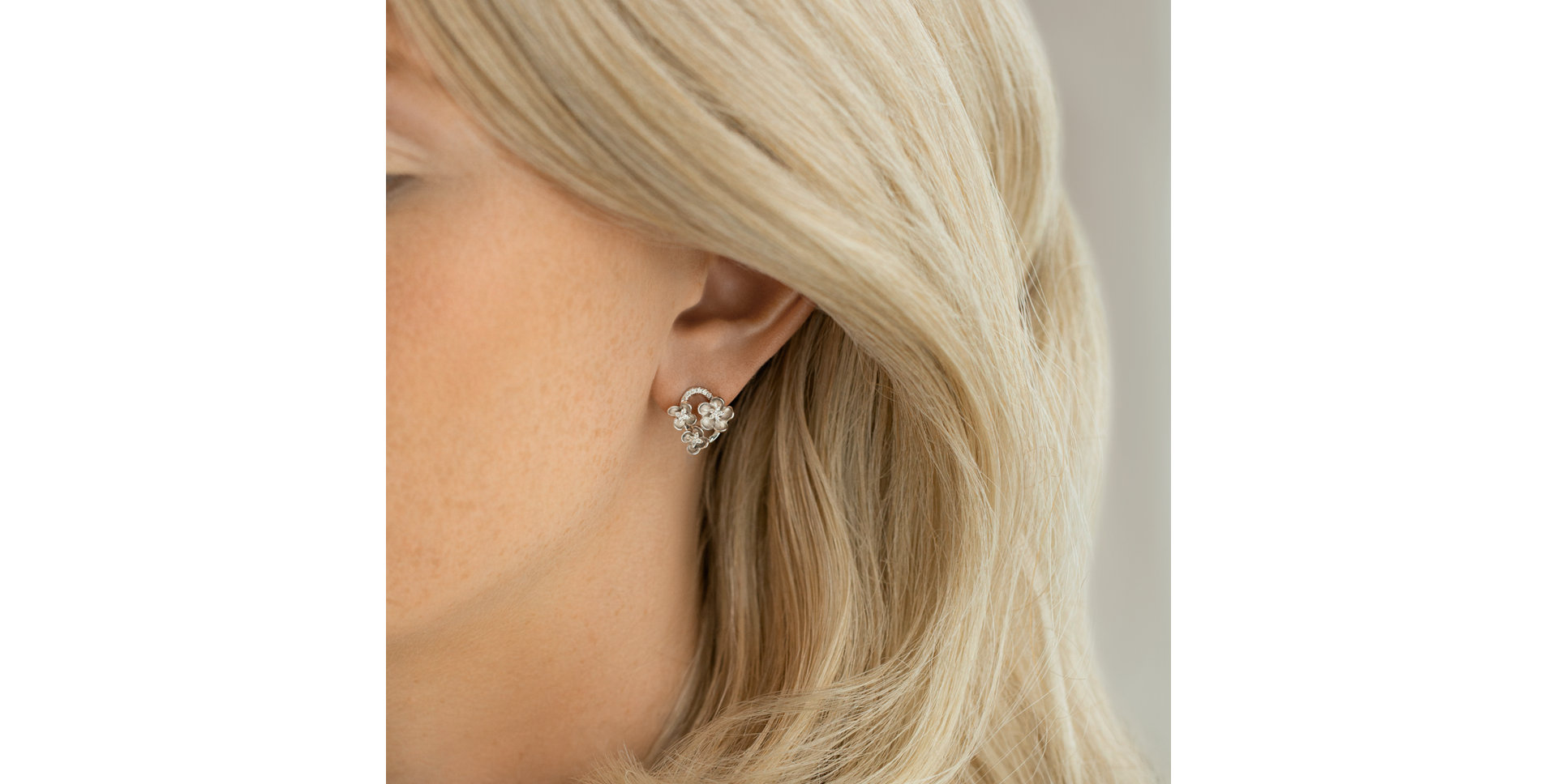 Diamond earrings Summer Garden