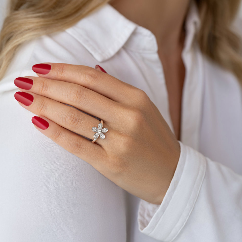 Diamond ring Dazzling Bloom