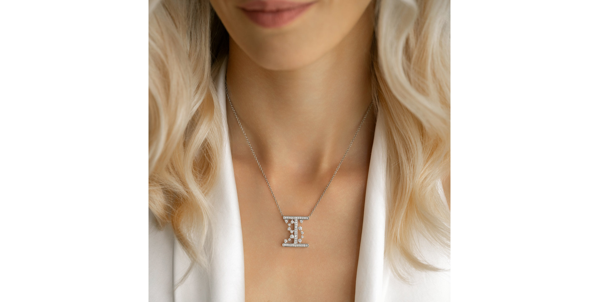 Diamond necklace Iris Signature