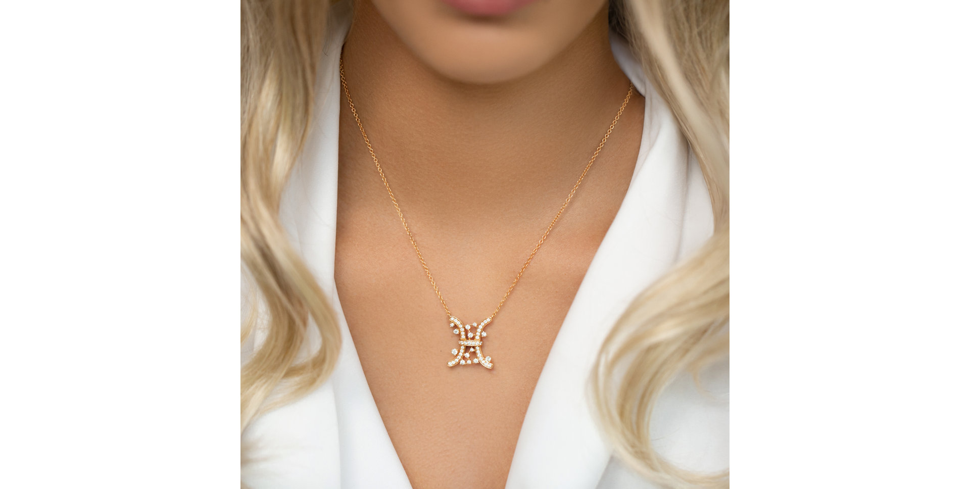 Diamond necklace Goddess Helena