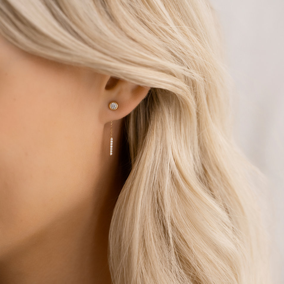 Diamond earrings Laithe