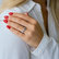Diamond ring with Sapphire Melanie4