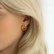 Diamond earrings with Citrine Unwavering Heart4