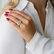 Diamond ring with Emerald Clementine3
