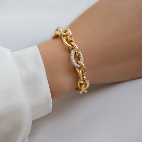 Bracelet with diamonds Daisy