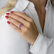 Diamond ring with Ruby Diluc3