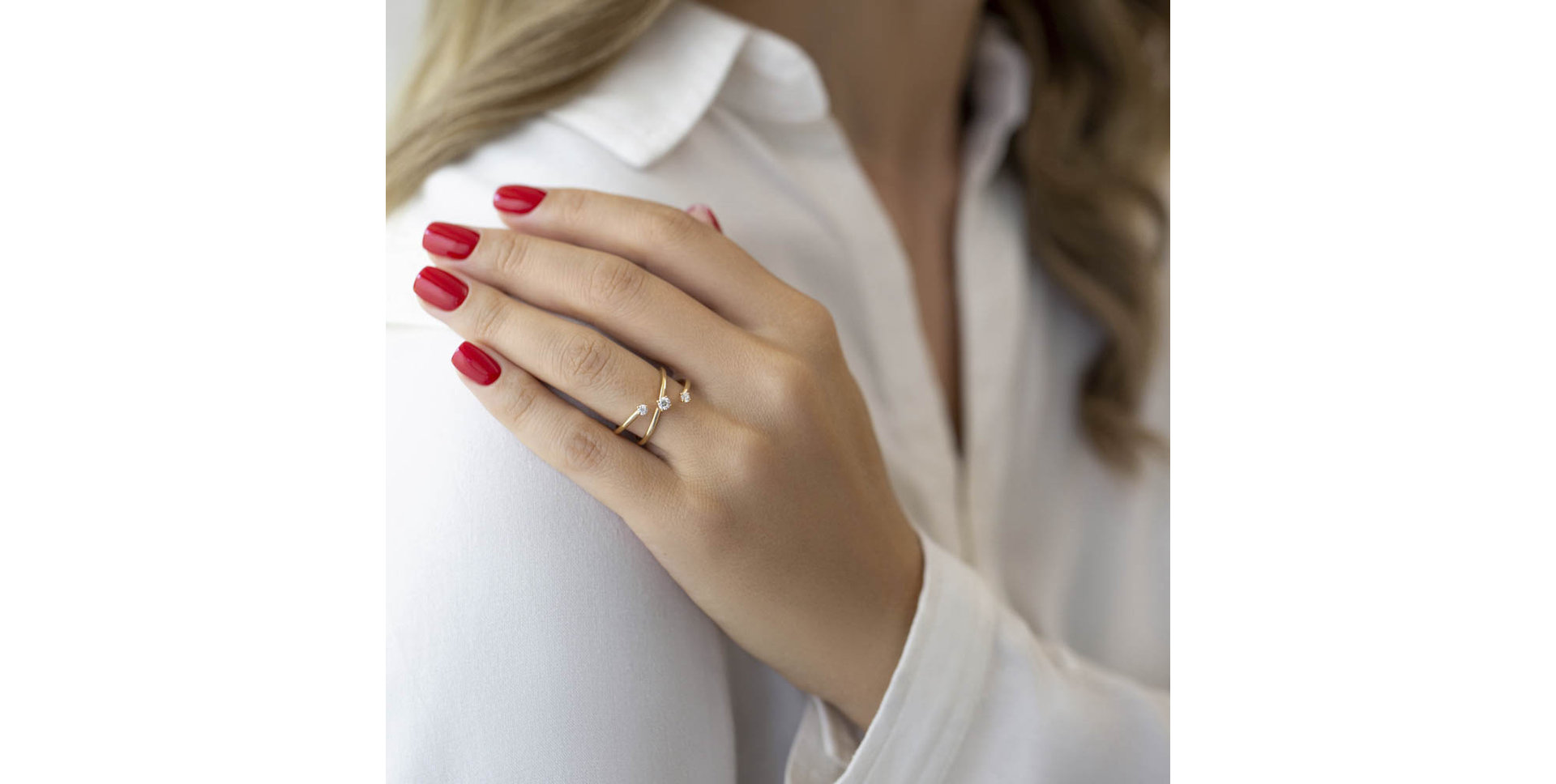 Diamond ring Luxe Vesper