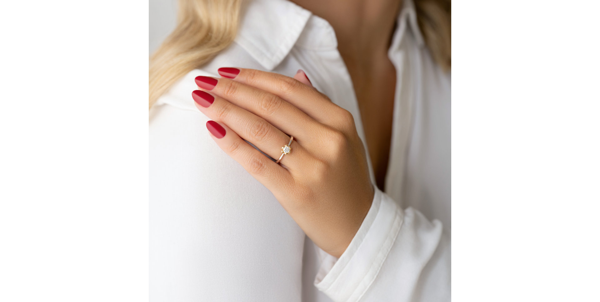 Diamond ring Dual Rose