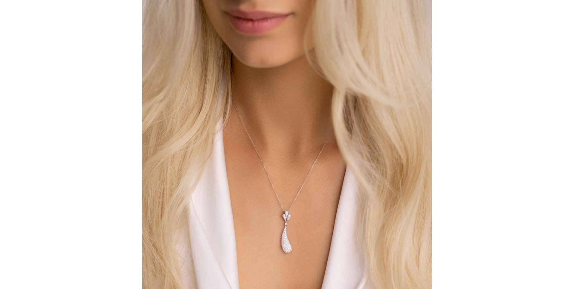 Diamond pendant Open Mind