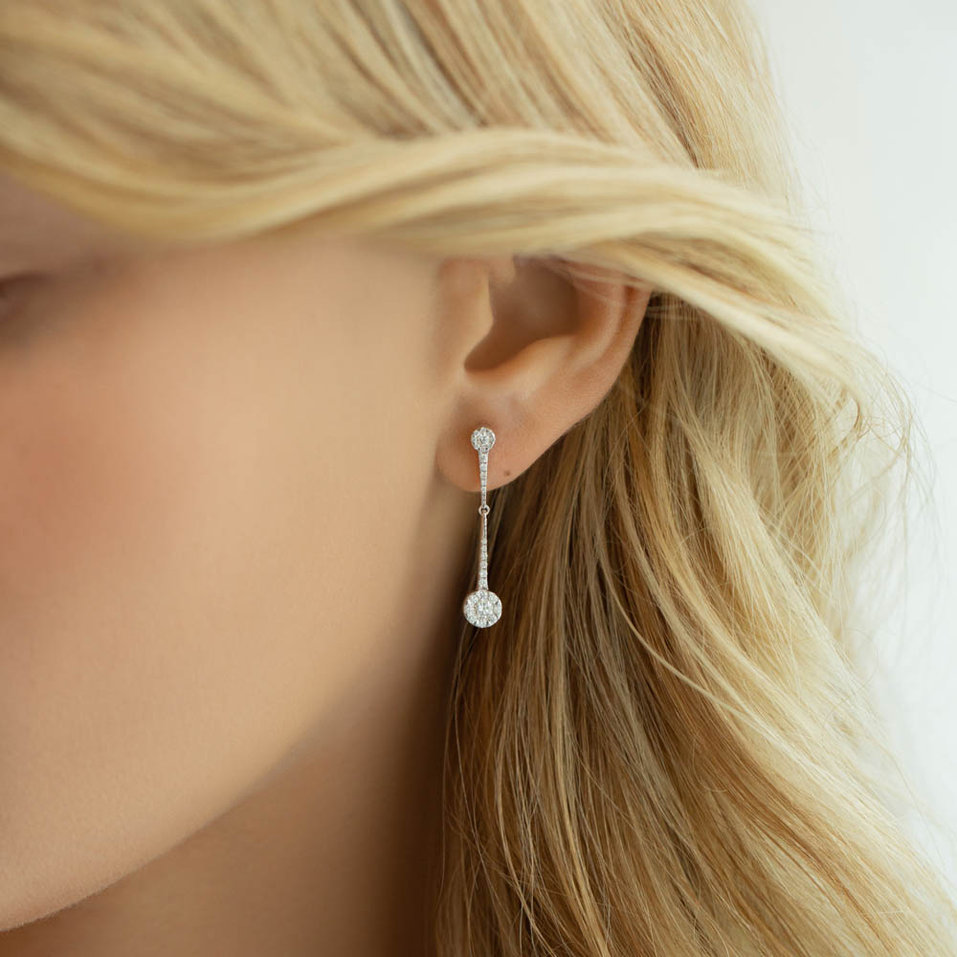 Diamond earrings Raymond