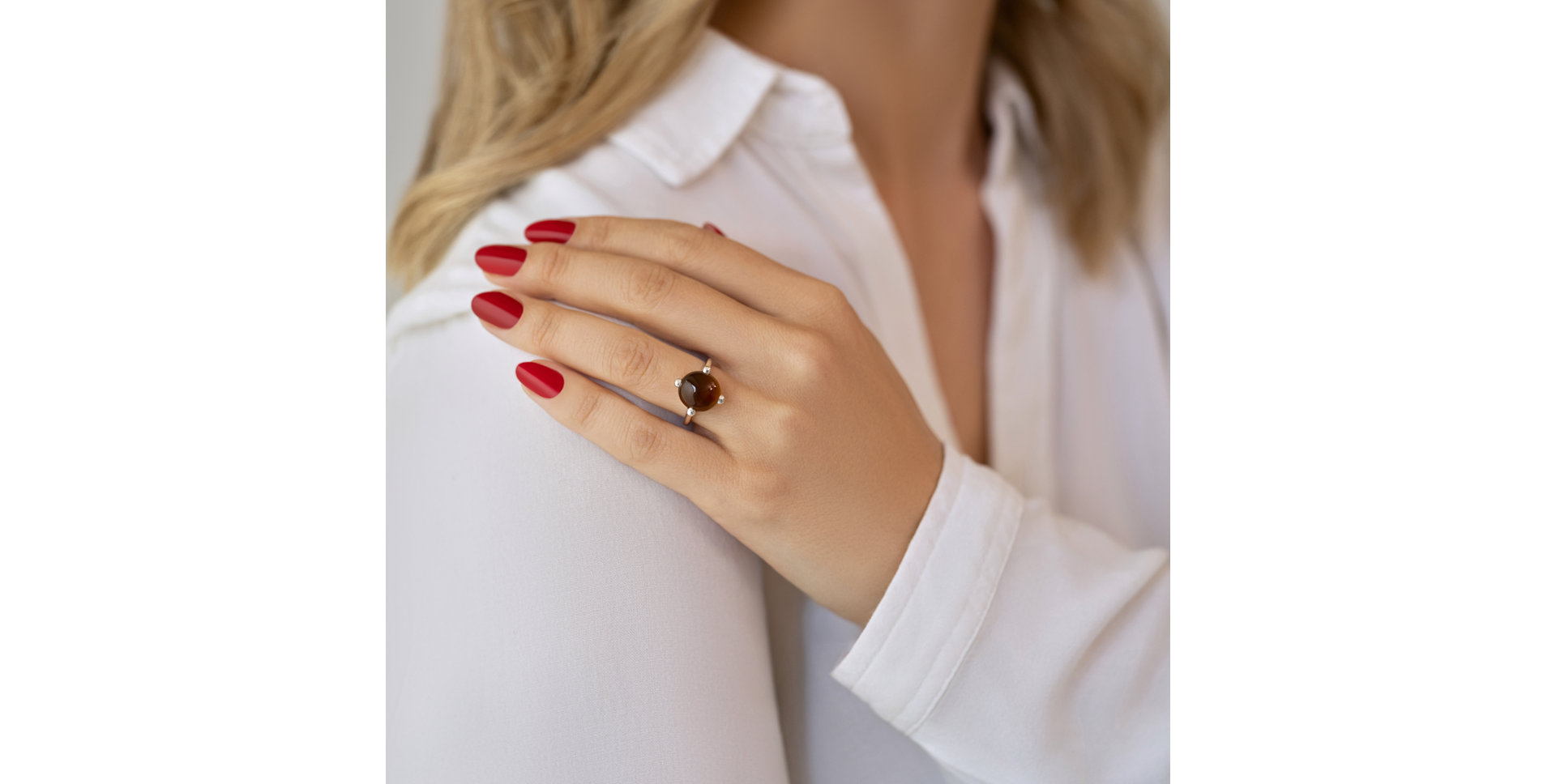 Ring with Topaz Space Empire