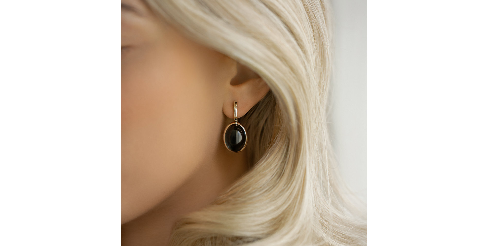 Earrings with Quartz Miracle Cosmos