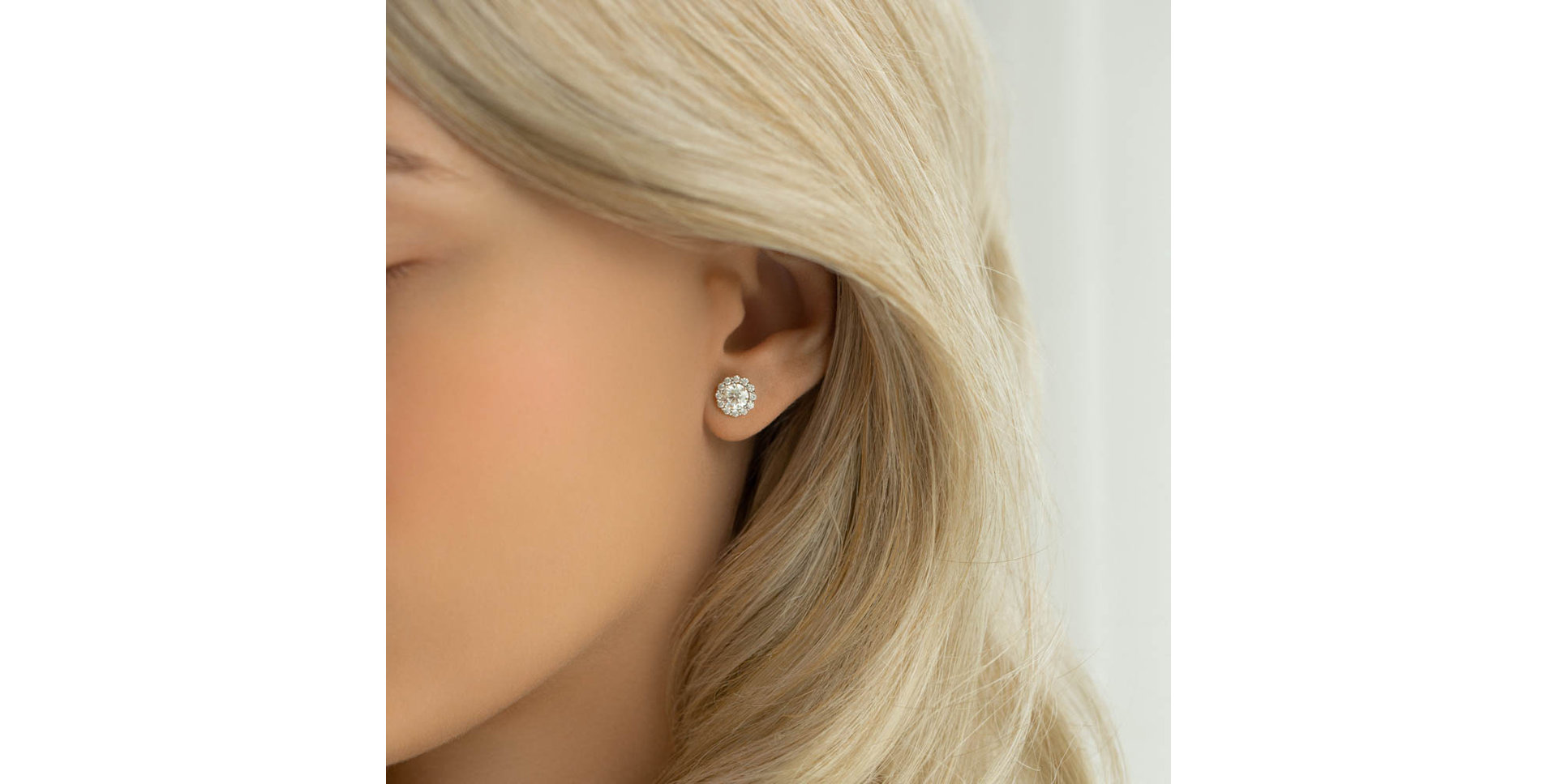 Diamond earrings Bloom Spark