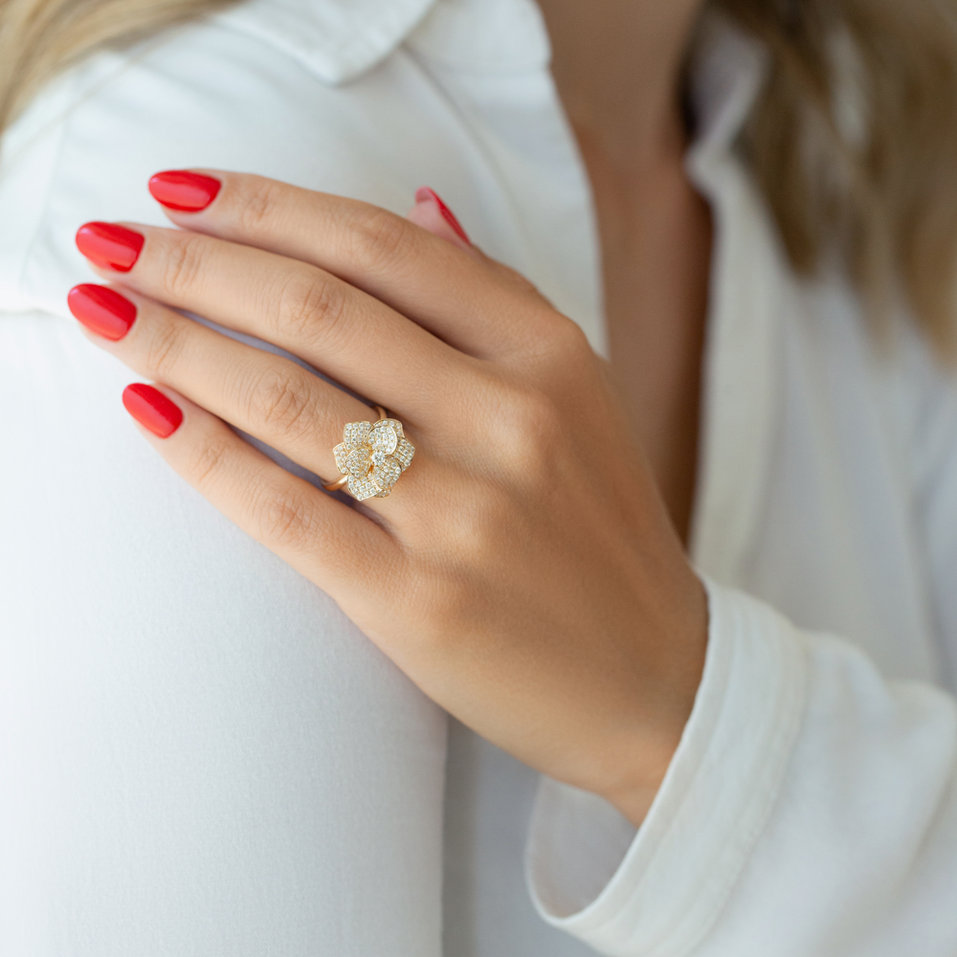 Diamond ring Blooming Desire