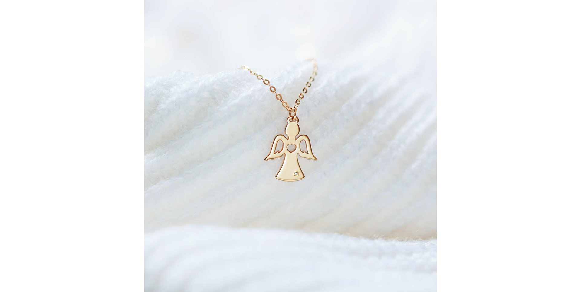 Diamond necklace Angel of Light