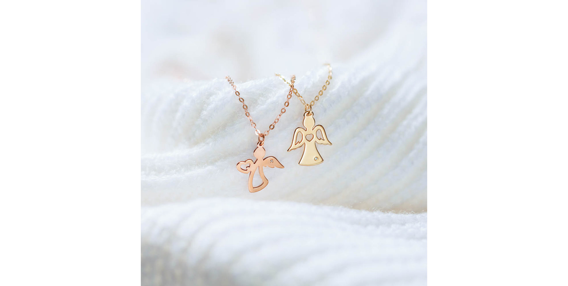 Diamond necklace Angel of Light