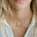 Diamond necklace Baby Feet6