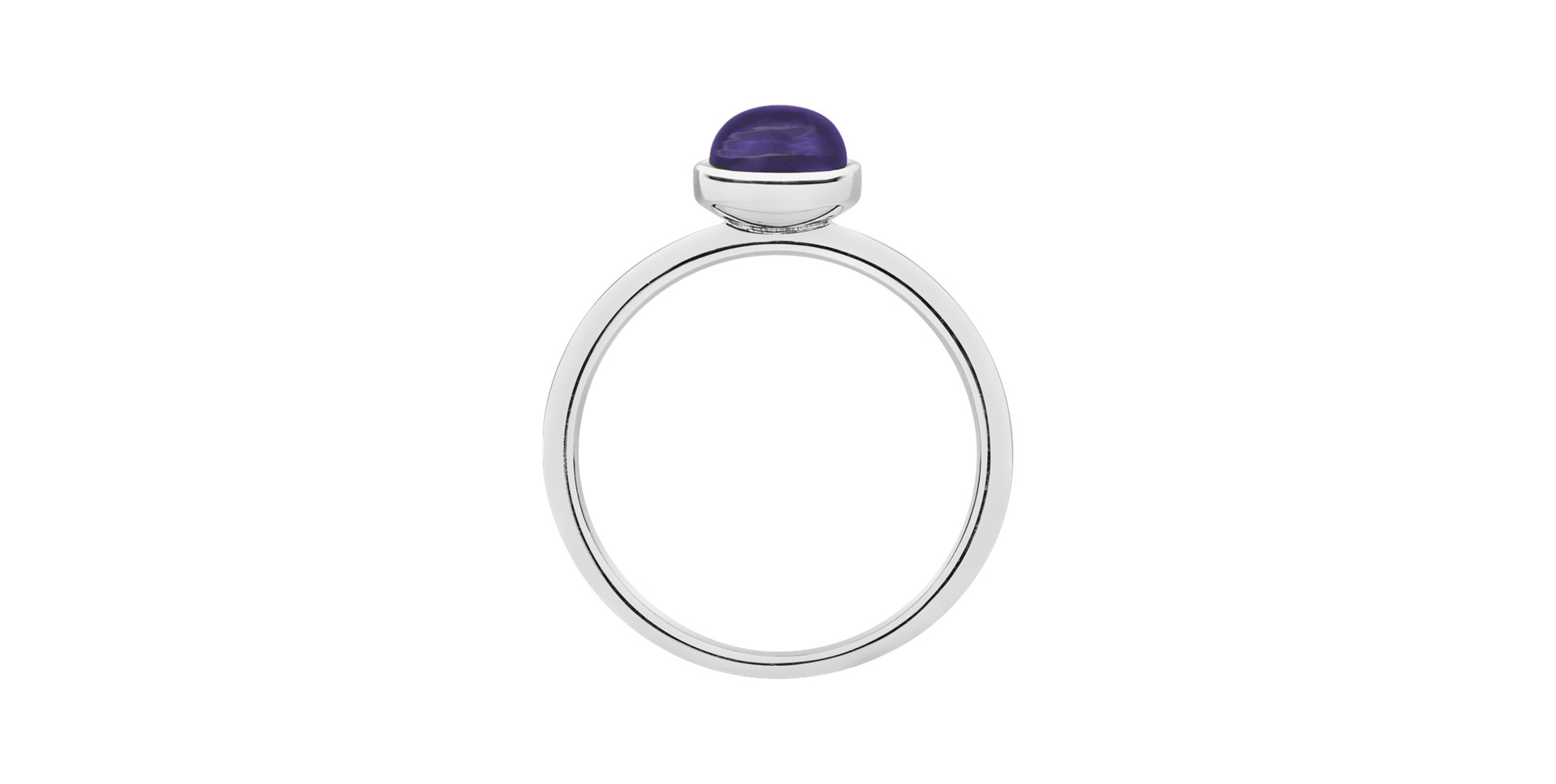 Ring with Iolit Bonbon