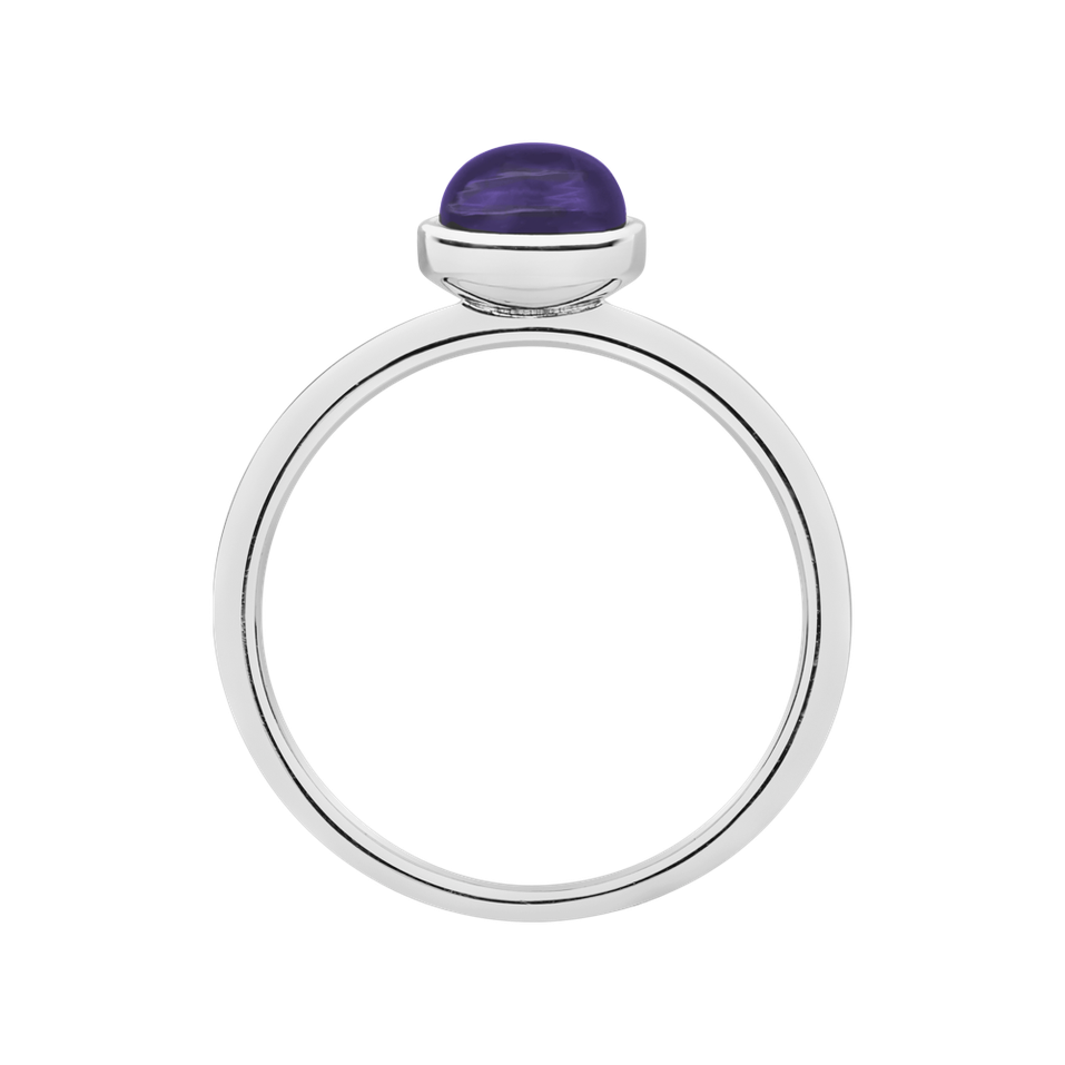 Ring with Iolit Bonbon