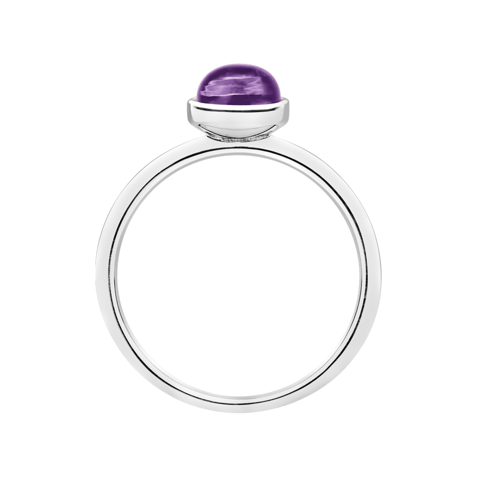 Ring with Amethyst Brazil Bonbon