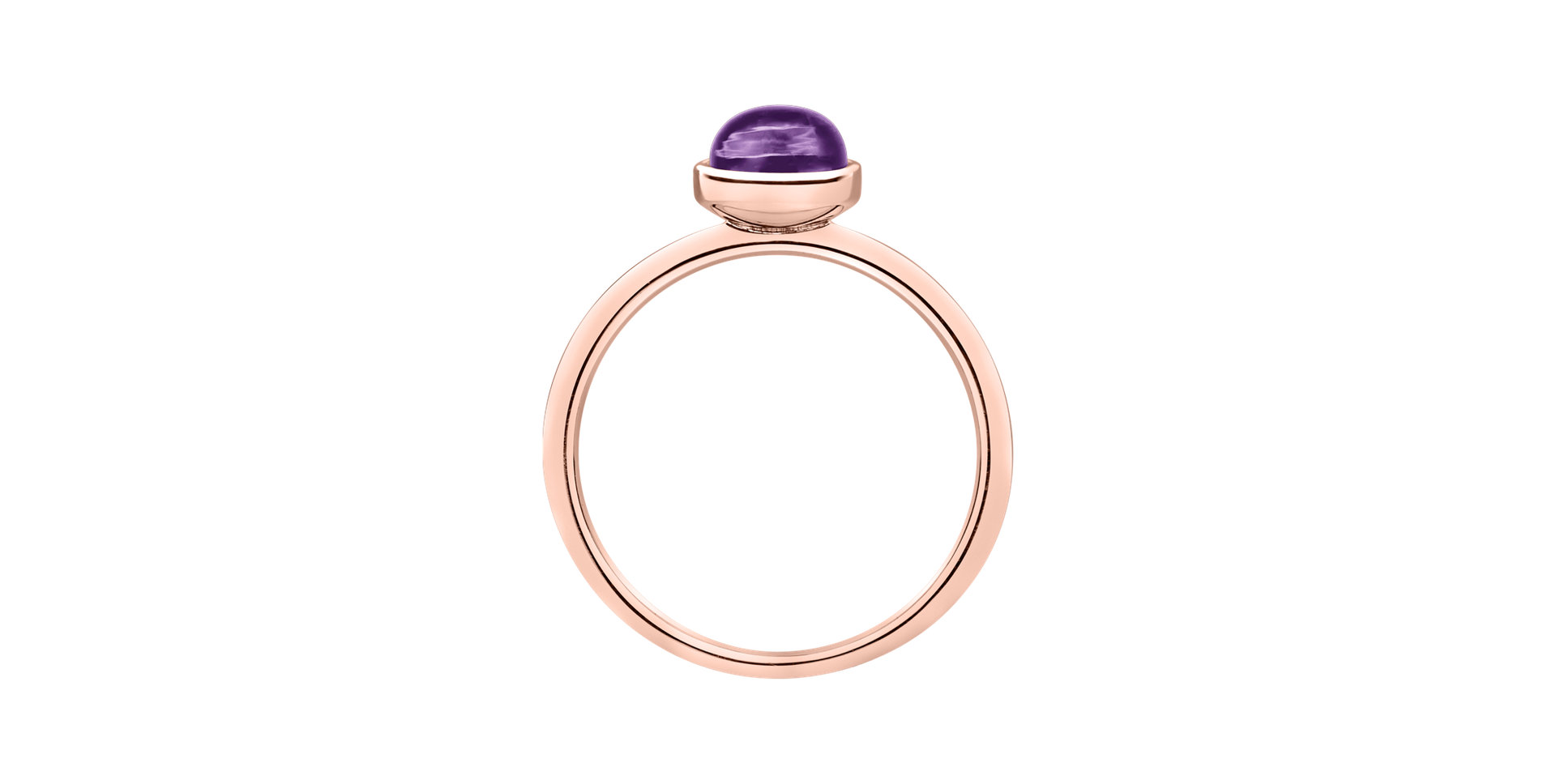 Ring with Amethyst Brazil Bonbon