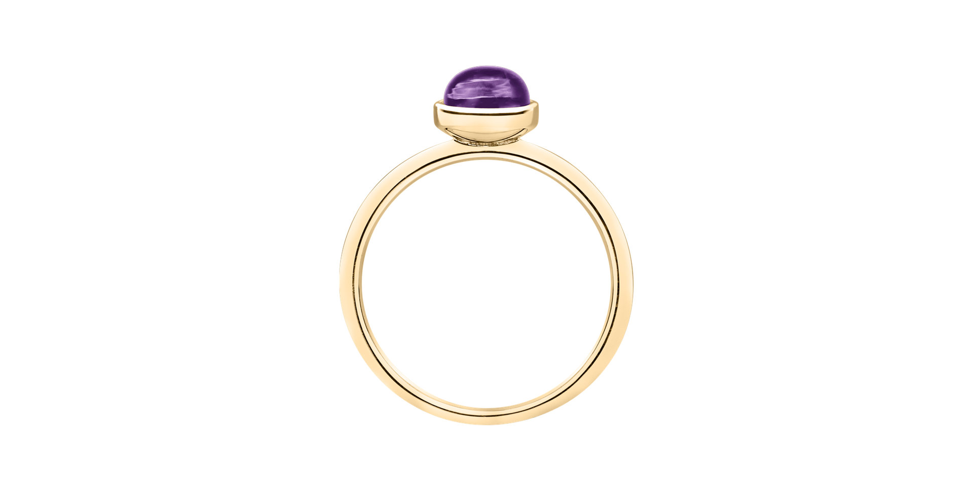 Ring with Amethyst Brazil Bonbon