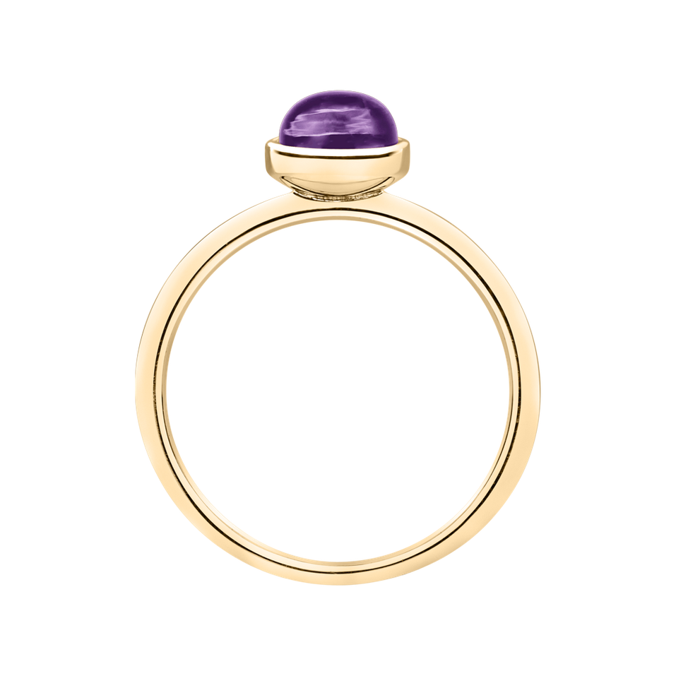 Ring with Amethyst Brazil Bonbon