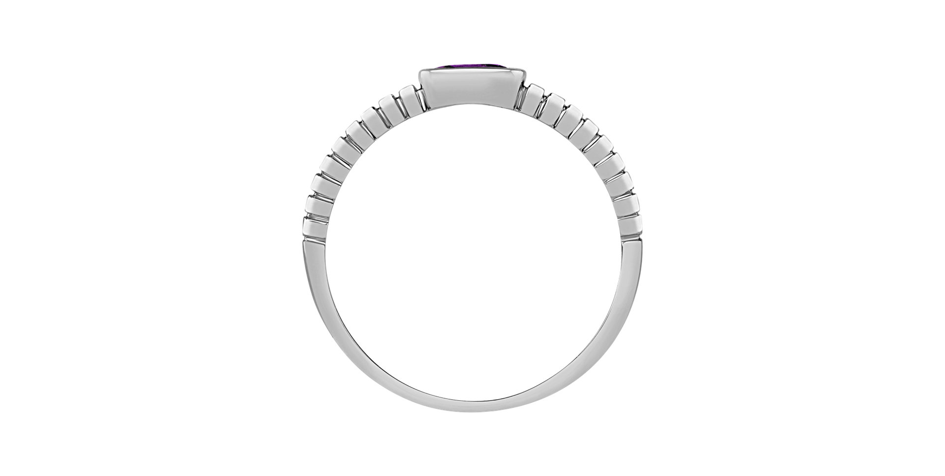 Ring with Amethyst Brazil Bonbon